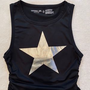 Material Girl Crop Active Top